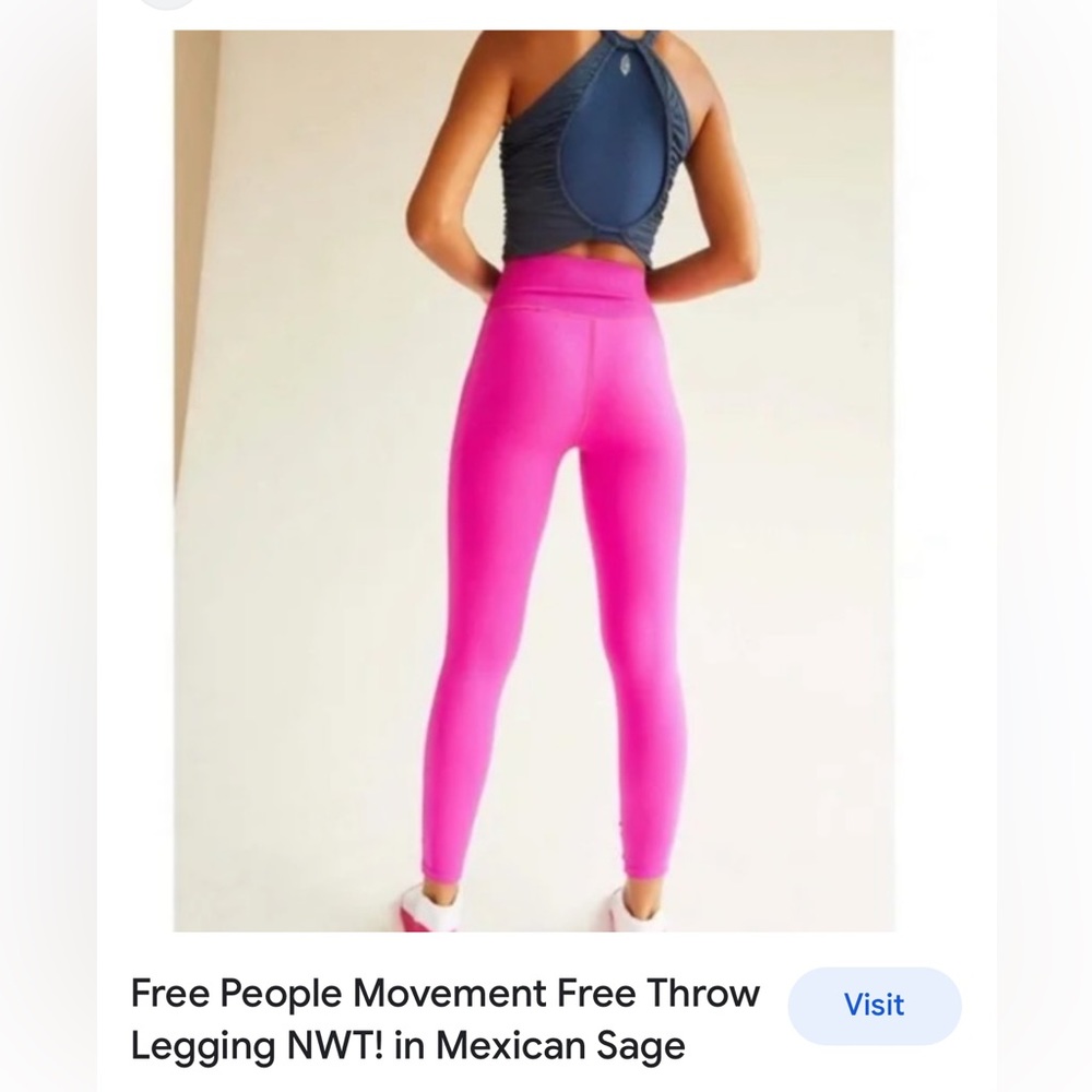 Free People Movement Free Throw
Legging NWT! in Mexican Sage